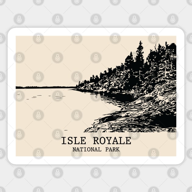 Isle Royale National Park Sticker by Lakeric